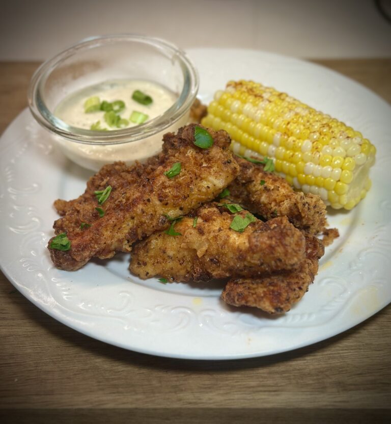 Granny’s Fried Chicken Strips (Alpha-Gal Friendly and Dairy Free)